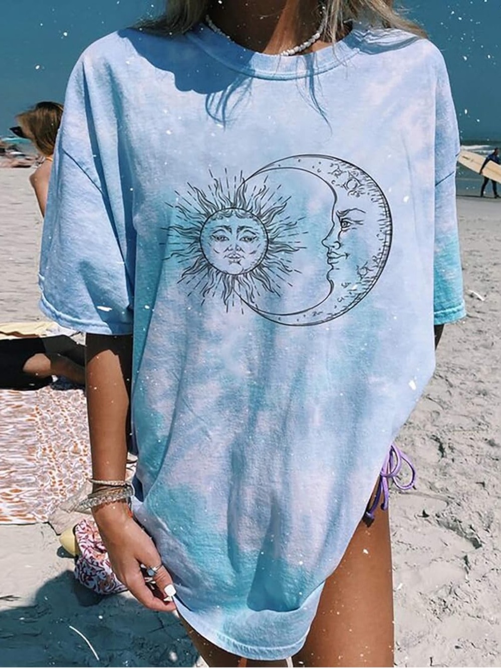 Blue Tie Dye Tee 🦋🩵
